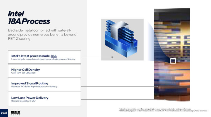 Intel Clearwater Forest 288 Core Intel 18A Hot Chips 2025 18A Process