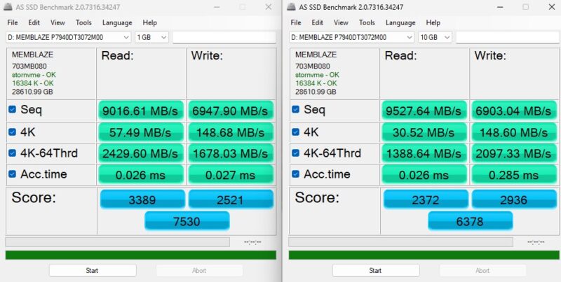 Memblaze 7940 30.72TB AS SSD