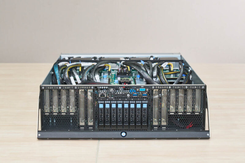 MiTAC G8825Z5 AMD EPYC CPU Tray Front 1