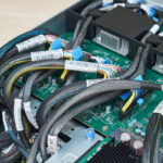 MiTAC G8825Z5 AMD EPYC CPU Tray Front Switch MCIO Connections