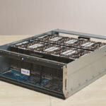 MiTAC G8825Z5 AMD Instinct MI325X GPU OAM Tray Angle