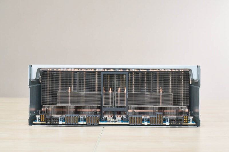 MiTAC G8825Z5 AMD Instinct MI325X GPUs OAM UBB Connections