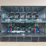 MiTAC G8825Z5 Chassis Angle GPU And CPU Trays Out Front