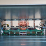 MiTAC G8825Z5 Chassis Angle GPU And CPU Trays Out Patrick