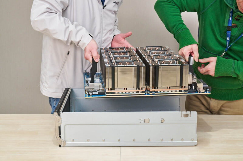 MiTAC G8825Z5 Installing AMD Instinct MI325X UBB 1