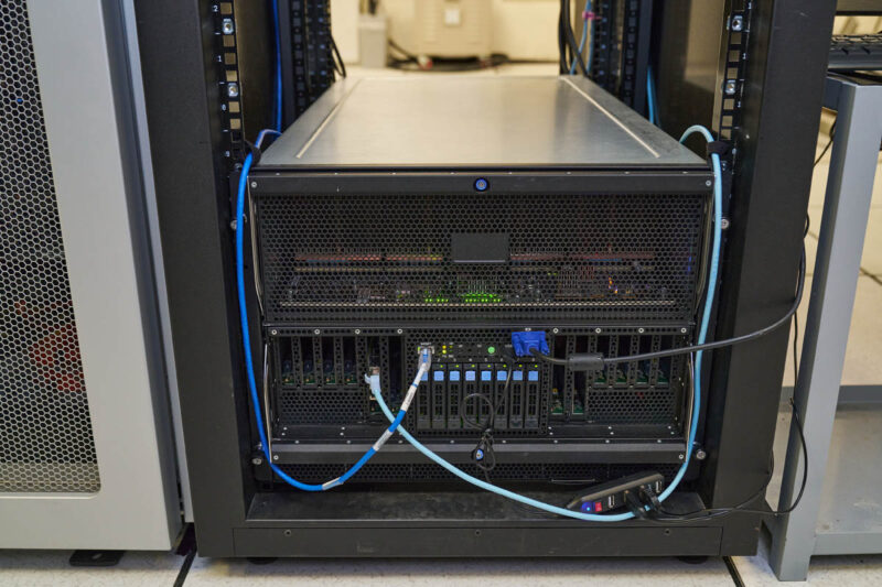 MiTAC G8825Z5 Running In Rack Front