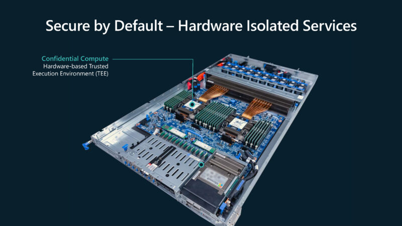 Microsoft Azure Secure Hardware Architecture Hot Chips 2025 Confidential Compute