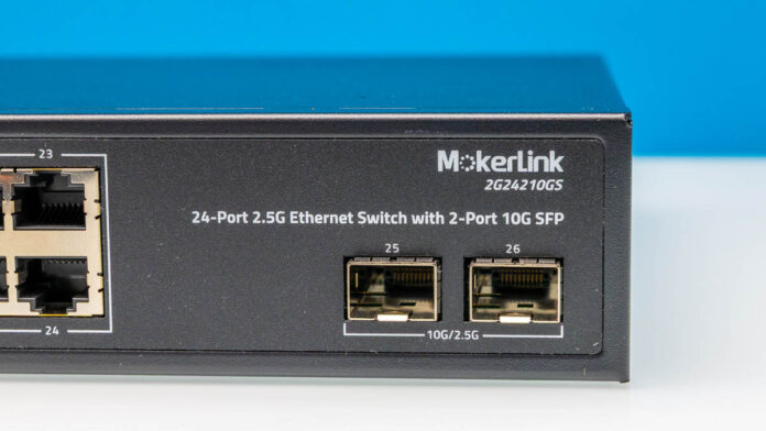 Mokerlink 2G24210GS 10G +2.5G Ports 1