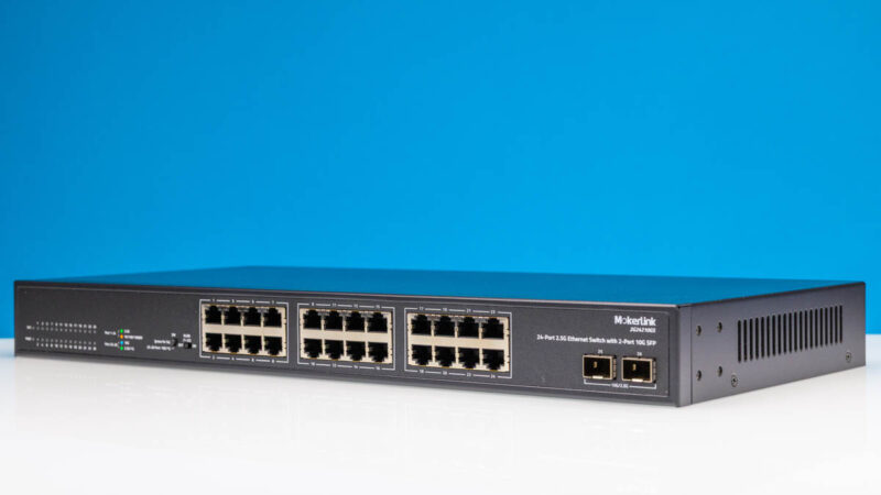 Mokerlink 2G24210GS Front Angled 1