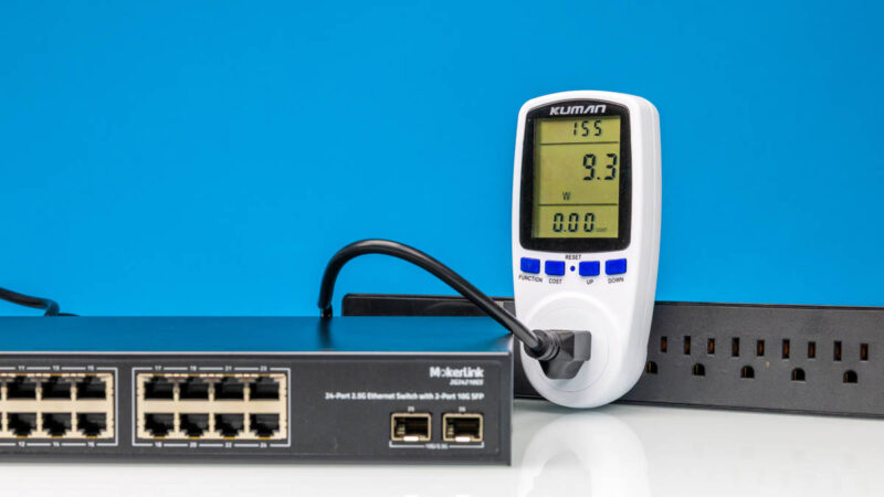 Mokerlink 2G24210GS Power Consumption 1