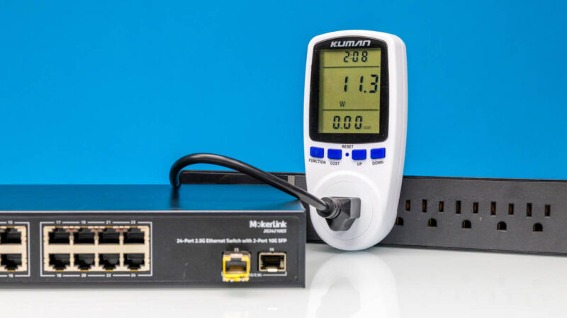 Mokerlink 2G24210GS Power Consumption 2