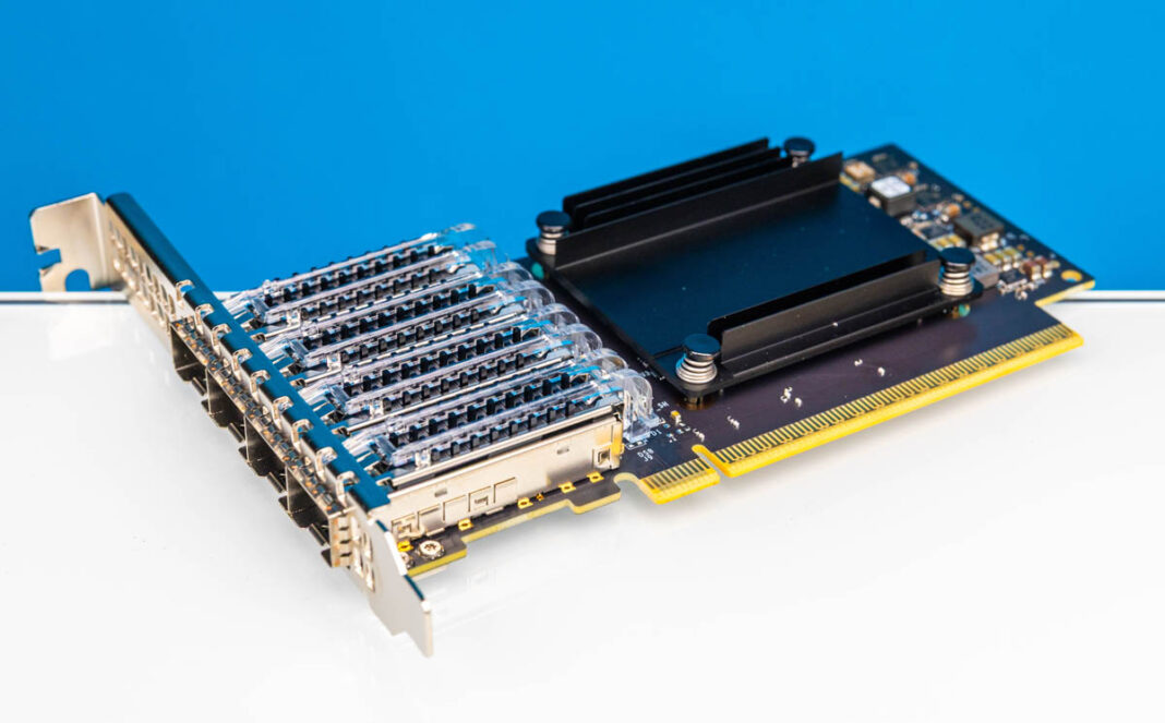 NVIDIA ConnectX-7 Quad Port 50GbE SFP56 Adapter Review - ServeTheHome