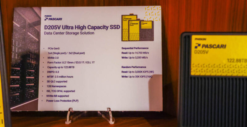 Phison Pascari D205V 122.88TB NVMe SSD At FMS 2025 4