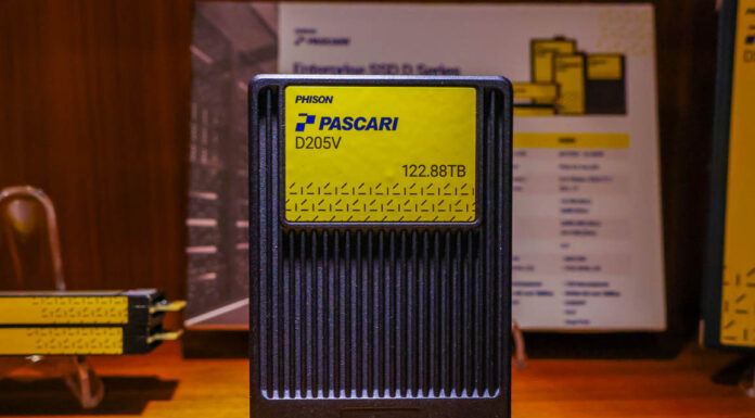 Phison Pascari D205V 122.88TB NVMe SSD at FMS 2025 Phison Pascari D205V 122.88TB NVMe SSD At FMS 2025 5