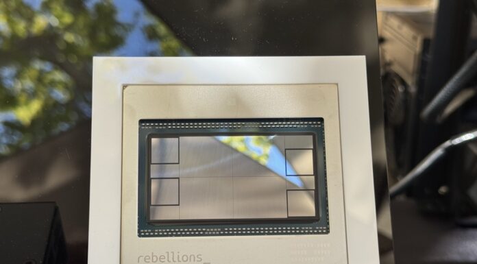 Rebellions REBEL-Quad UCIe and 144GB HBM3E Accelerator at Hot Chips 2025 Rebellions REBEL Quad Package At Hot Chips 2025 Large