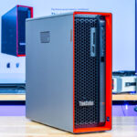 Lenovo ThinkStation P5 Workstation Front Angle