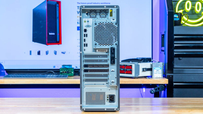 Lenovo ThinkStation P5 Workstation Rear 