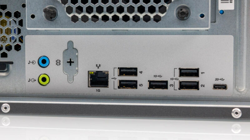 Lenovo ThinkStation P5 Workstation Rear IO