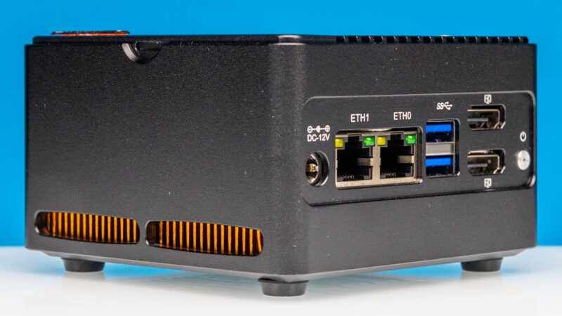 CWWK Pocket Nas Pocket PC Black Side Front Angled 2