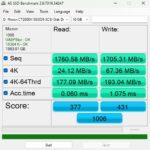 Crucial X10 AS SSD Benchmark 10GB