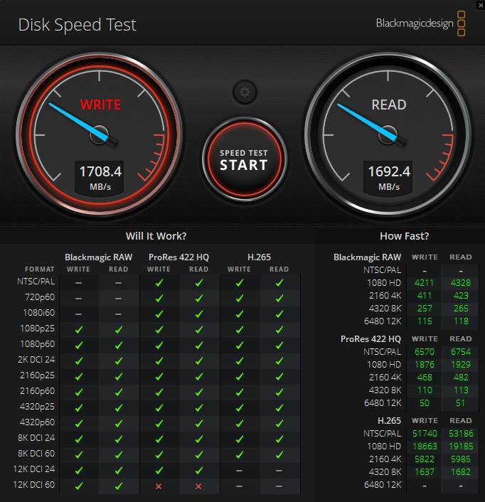 Crucial X10 Blackmagicdesign