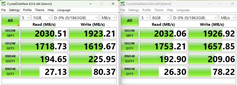 Crucial X10 CrystalDiskMark