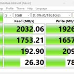 Crucial X10 CrystalDiskMark 8Gib