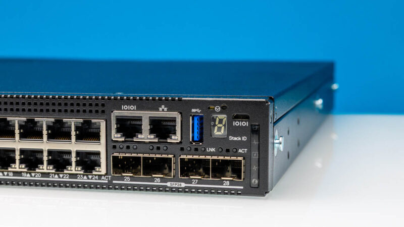 Dell N2224X ON Front Ports 1