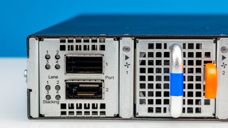 Dell N2224X ON Rear Ports 1