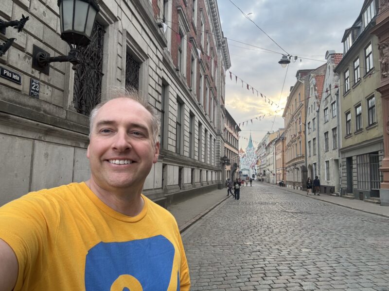 Downtown Riga Latvia Large