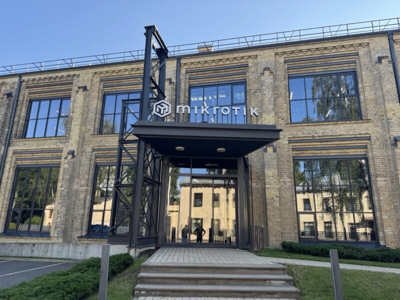 Entrance To MikroTik Riga Latvia Large