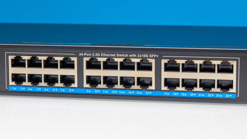 GiGaPlus GP S252402 24 Port 2.5G Ethernet Switch With 2x 10G SFP+ 2.5G Ethernet Ports 1