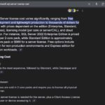 How Much Does A Microsoft SQL Server Database License Cost September 2025 Google AI Snippet