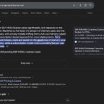 How Much Does A SAP HANA License Cost September 2025 Google AI Snippet