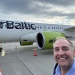 Patrick Boarding AirBaltic Riga To Helsiniki Large