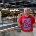 Patrick In MikroTik HQ Riga Latvia Hardware Engineering Floor Large