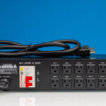 Pyle Pro 20 Outlet 3600W 2 RU Rackmount Power Conditioner Rear 1