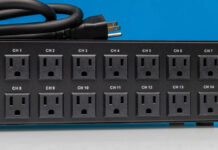PylePro PCO885 2U PDU Quick Look Pyle Pro 20 Outlet 3600W 2 RU Rackmount Power Conditioner Rear AC Outlets