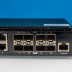 QNAP QSW M3216R 8S8T Front SFP
