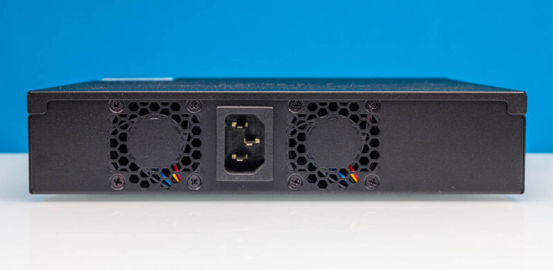 QNAP QSW M3216R 8S8T Rear Fans And Power