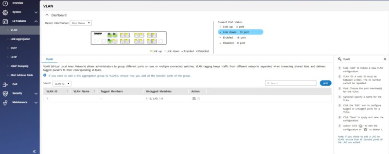 QNAP QSW M3216R 8S8T VLAN Guide