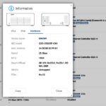 QNAP QXG 25G2SF CX6 In QNAP Network Manager Hardware Info Connected 25G