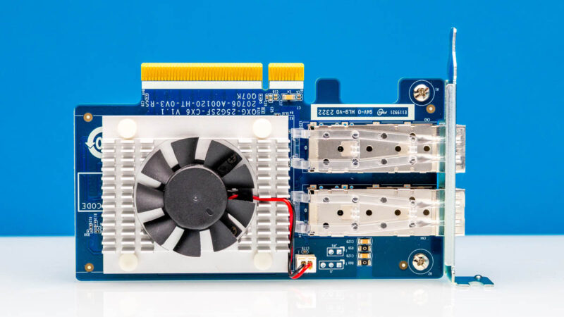 QNAP QXG 25G2SF CX6 Top 1