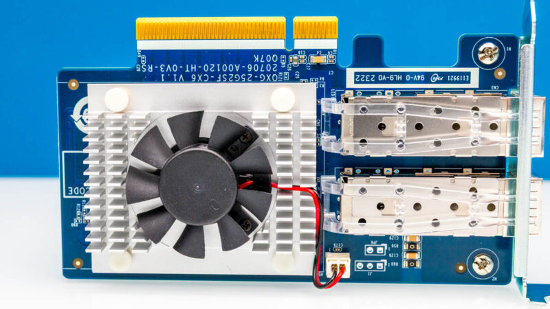 QNAP QXG 25G2SF CX6 Top 2