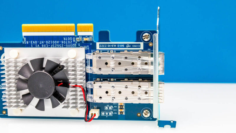 QNAP QXG 25G2SF CX6 Top 3