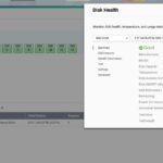 QNAP TS H1290FX Solidigm Disk Health