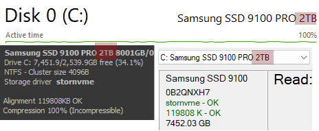 Samsung 9100 PRO 8TB Bug