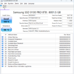 Samsung 9100 PRO 8TB CrystalDiskInfo