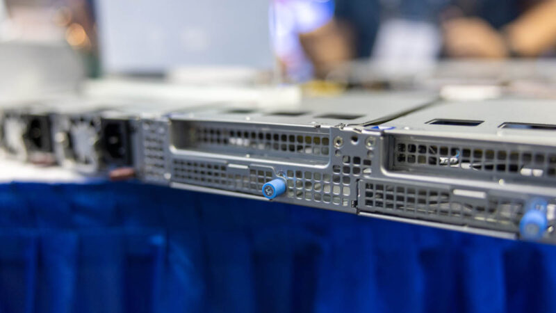 Supermicro ARS 121L NE316R At FMS 2025 Rear Expansion