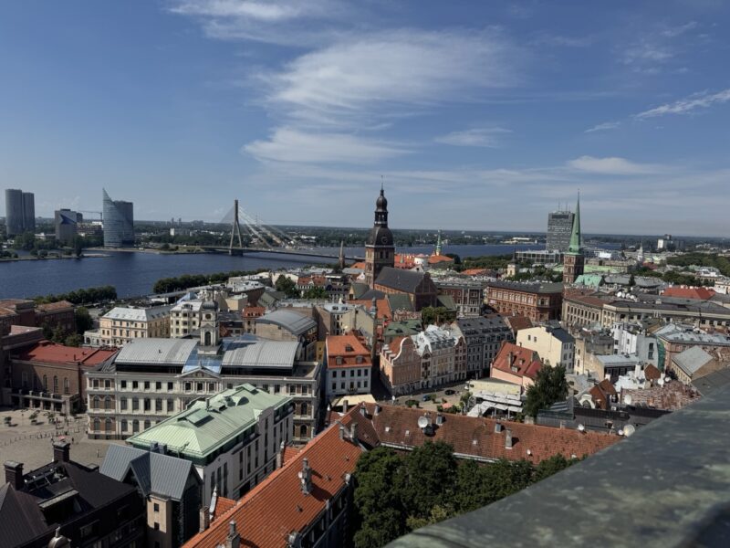 View From Atop St Peters Church Riga Large